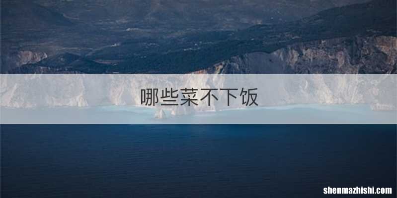 哪些菜不下饭
