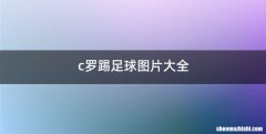 c罗踢足球图片大全