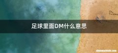 足球里面DM什么意思