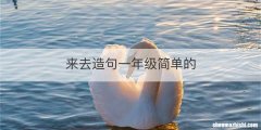 来去造句一年级简单的