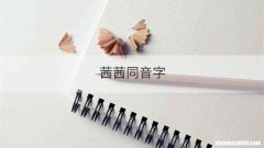 茜茜同音字