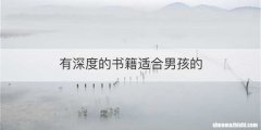 有深度的书籍适合男孩的