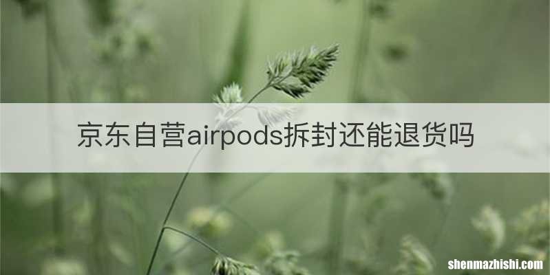 京东自营airpods拆封还能退货吗