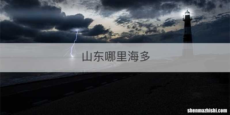 山东哪里海多