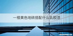 一楼黄色地砖搭配什么乳胶漆
