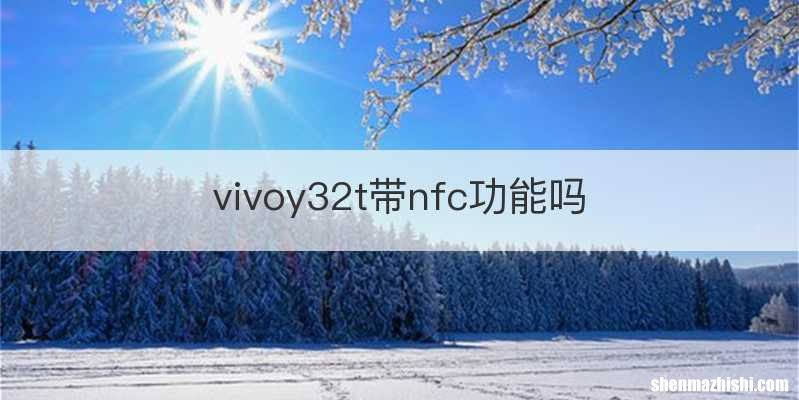 vivoy32t带nfc功能吗