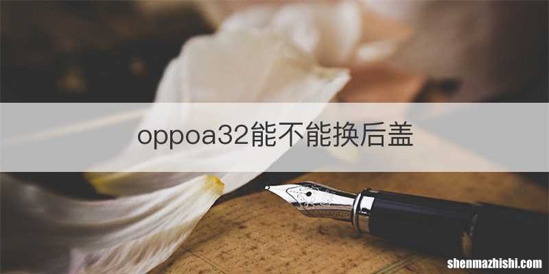 oppoa32能不能换后盖