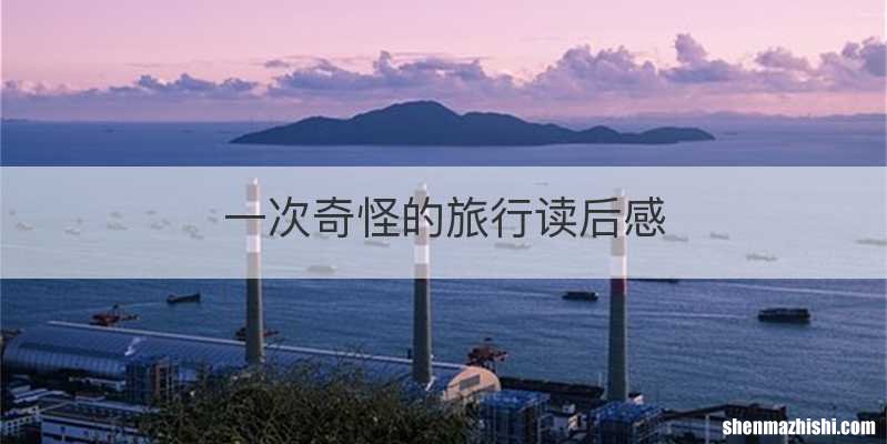 一次奇怪的旅行读后感