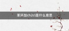 苯环加ch2cl是什么意思