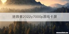 拯救者2022y7000p游戏卡屏
