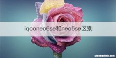 iqooneo6se和neo5se区别