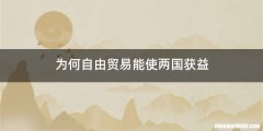 为何自由贸易能使两国获益