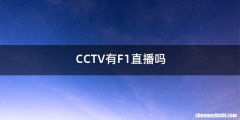 CCTV有F1直播吗