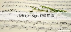 小米10s 8g内存够用吗