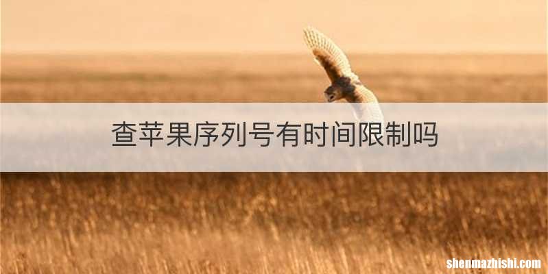 查苹果序列号有时间限制吗
