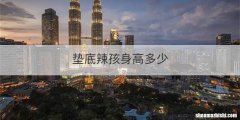 垫底辣孩身高多少