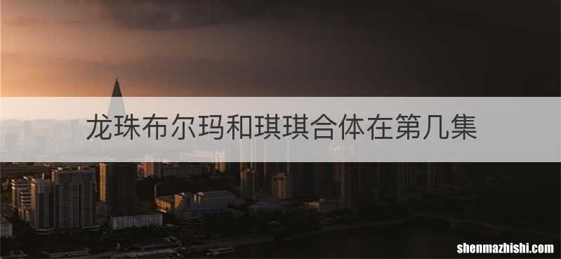 龙珠布尔玛和琪琪合体在第几集