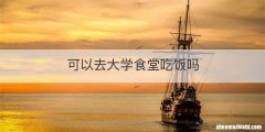 可以去大学食堂吃饭吗