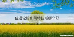 佳通轮胎和阿特拉斯哪个好
