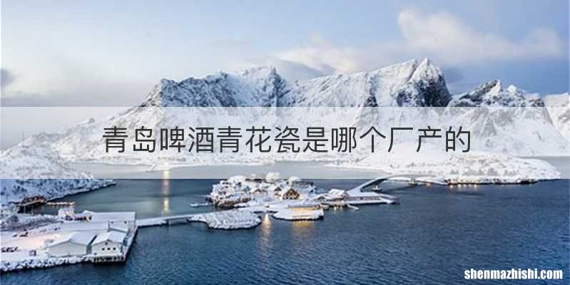 青岛啤酒青花瓷是哪个厂产的