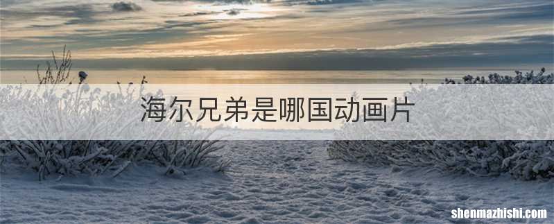 海尔兄弟是哪国动画片