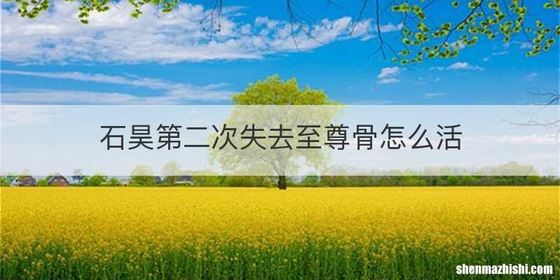 石昊第二次失去至尊骨怎么活