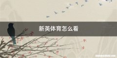 新英体育怎么看