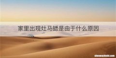 家里出现灶马蟋是由于什么原因