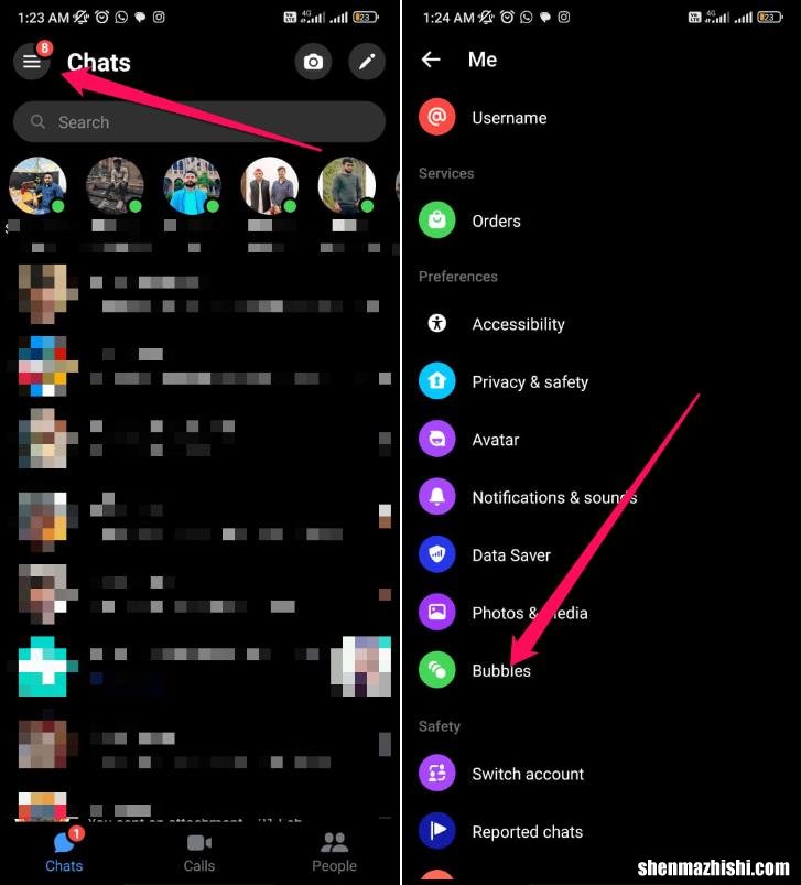 如何在Android上启用Facebook Messenger聊天头？