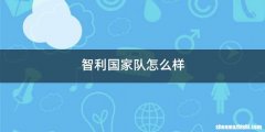 智利国家队怎么样