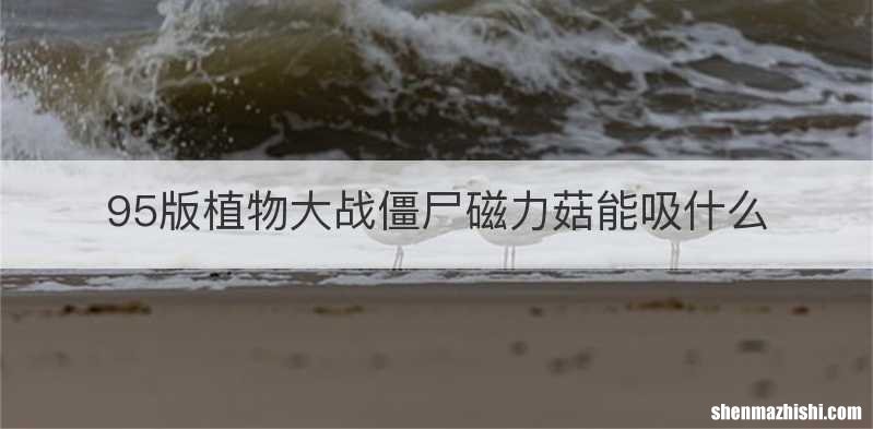 95版植物大战僵尸磁力菇能吸什么