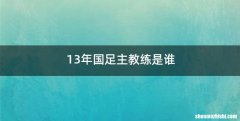 13年国足主教练是谁