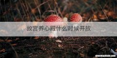 故宫养心殿什么时候开放