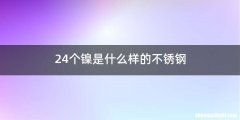 24个镍是什么样的不锈钢