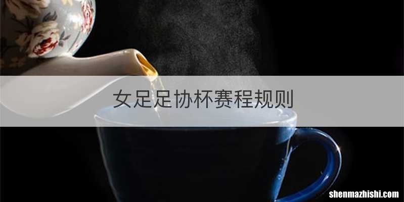 女足足协杯赛程规则