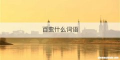 百变什么词语