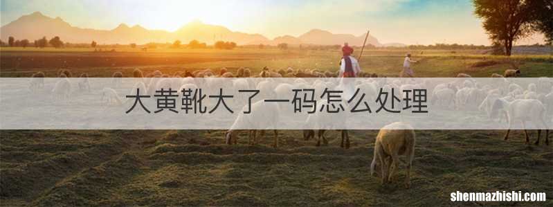 大黄靴大了一码怎么处理