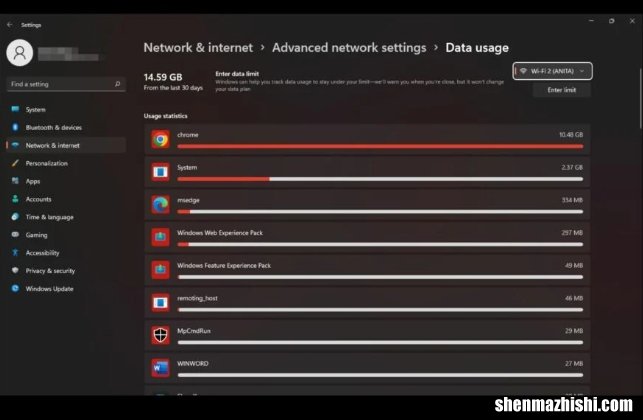 如何阻止Windows11使用大量数据