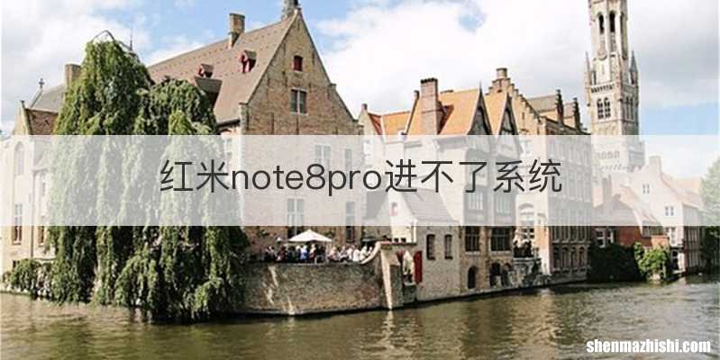 红米note8pro进不了系统