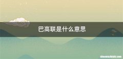 巴高联是什么意思
