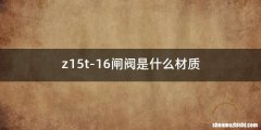 z15t-16闸阀是什么材质