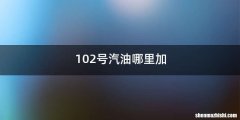 102号汽油哪里加