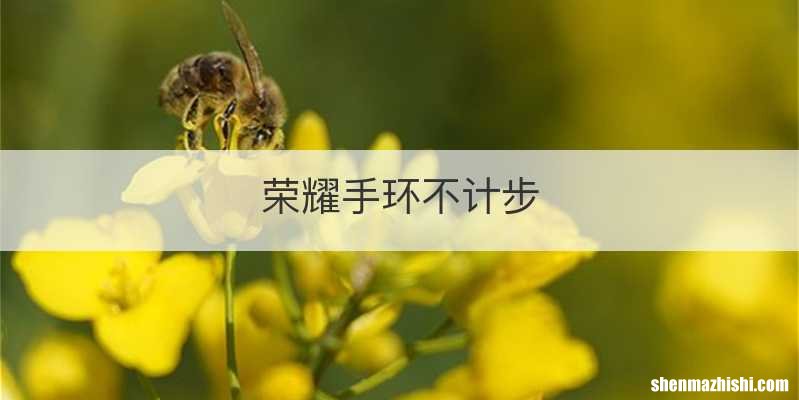 荣耀手环不计步