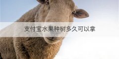 支付宝水果种树多久可以拿