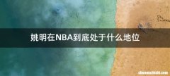 姚明在NBA到底处于什么地位
