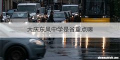大庆东风中学是省重点嘛