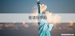 音谱好学吗