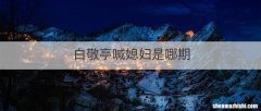 白敬亭喊媳妇是哪期