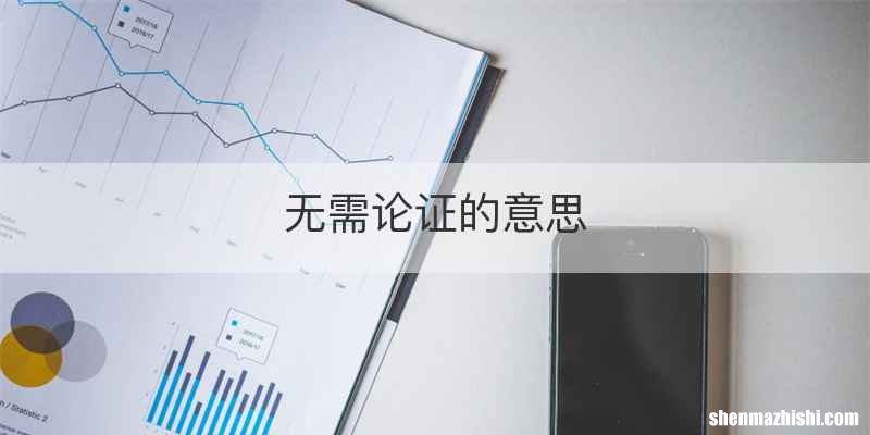 无需论证的意思