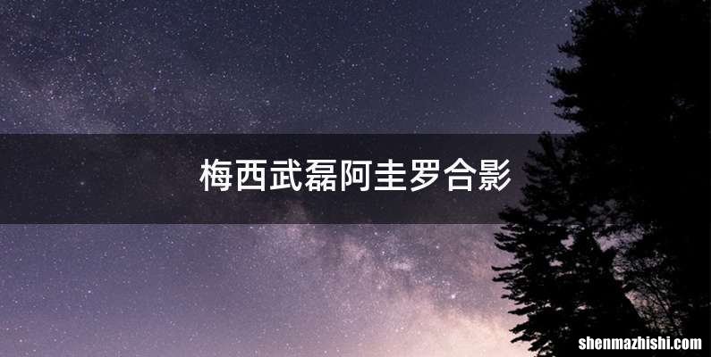 梅西武磊阿圭罗合影